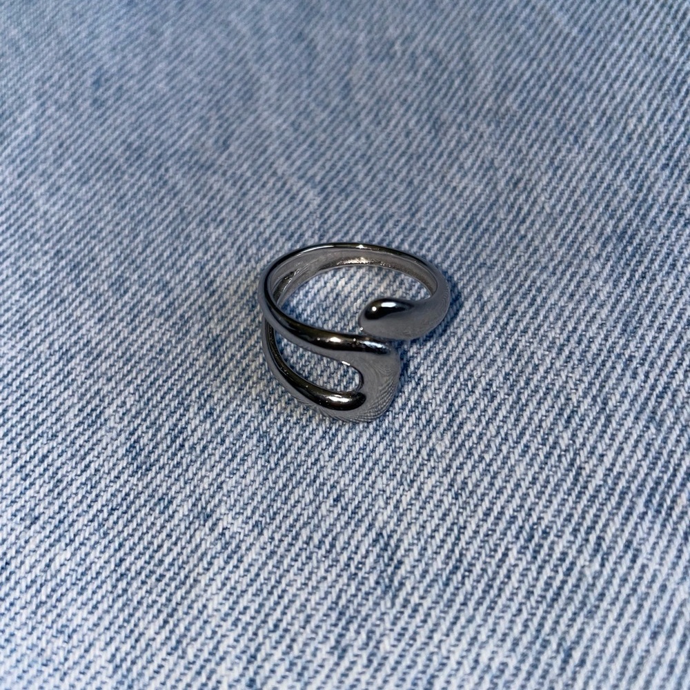 B. Collective Silver Adjustable Ring (Boutique) | SAMPLE SALE